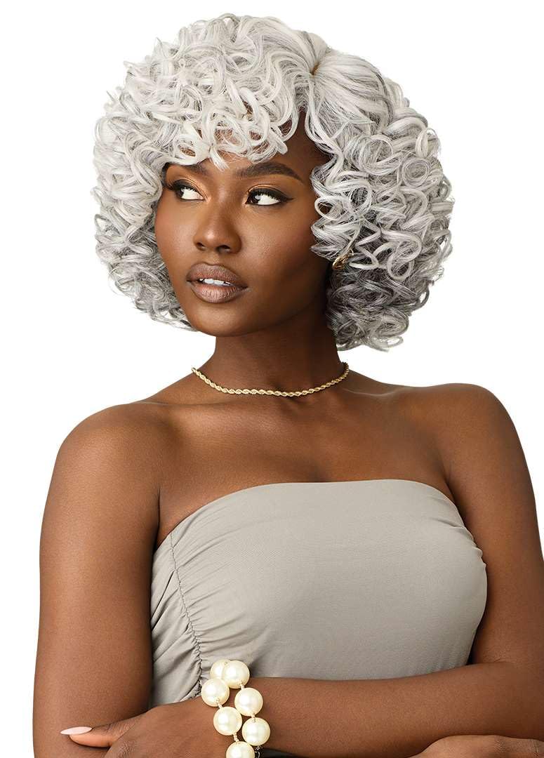Outre Wigpop - Gray Glow - Glow 1 (BROWN GRAY 34)