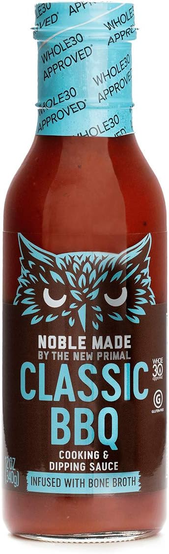 The New PrimalClassic BBQ Cooking & Dipping Sauce, Whole30 Approved, Gluten-Free, 12 Oz