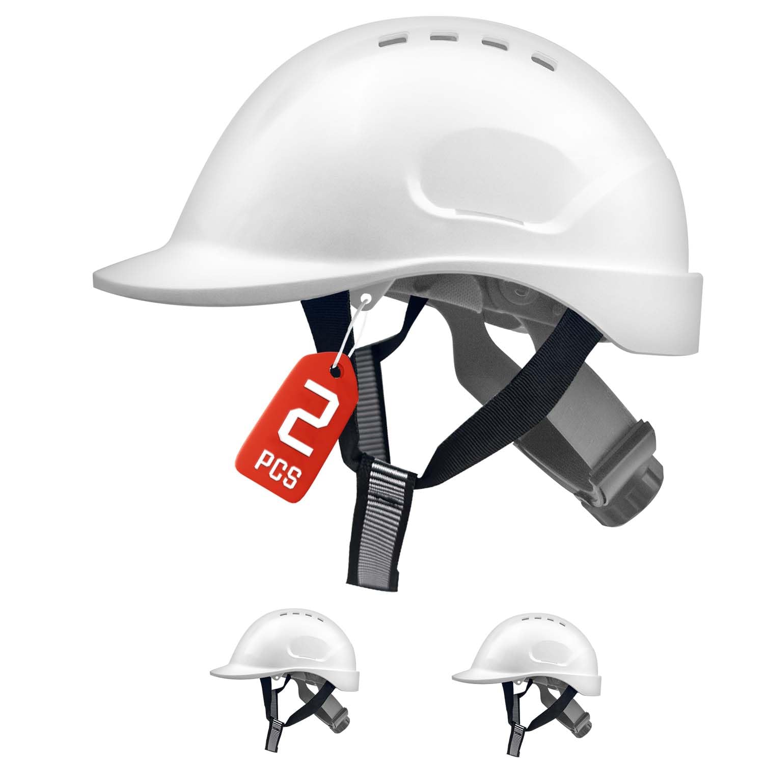 MUSTBAU Hard Hats Construction Safety Helmet Wheel Ratchet Adjust Hard Hat 52-66 cm for Scaffolding, Construction and Tradesmen EN 397