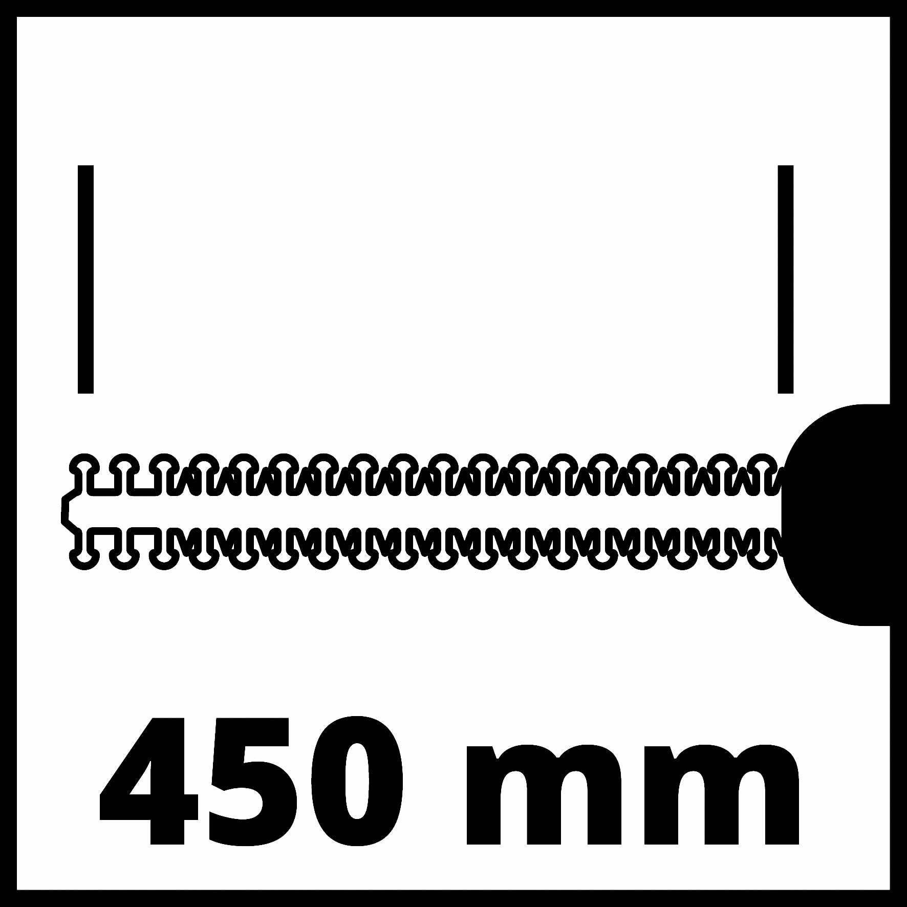 Einhell Recortasetos eléctrico con cable - GH-EH 4245. 230 V, 420 W longitud de corte de 450 mm, longitud de la hoja de 510 mm, espacio entre dientes de 16 mm