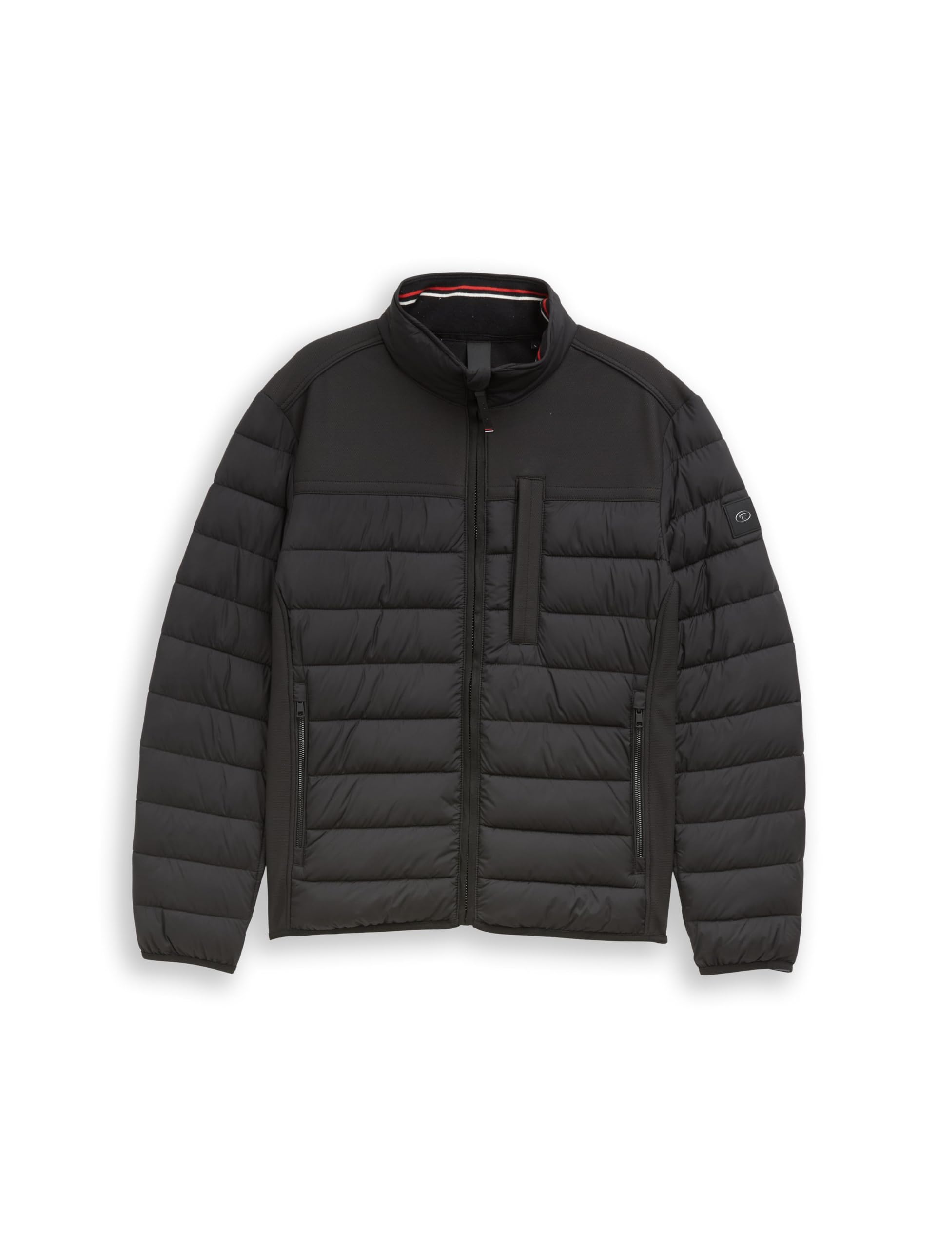 TOM TAILOR Herren Hybrid Steppweste mit Stehkragen