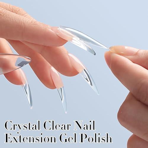 Miniatura 4 de Double Rhythm Gel de uñas 3D transparente sólido para esculpir arte, gel duro no pegajoso para construir tallado, extensión de uñas, remojar UVLED,