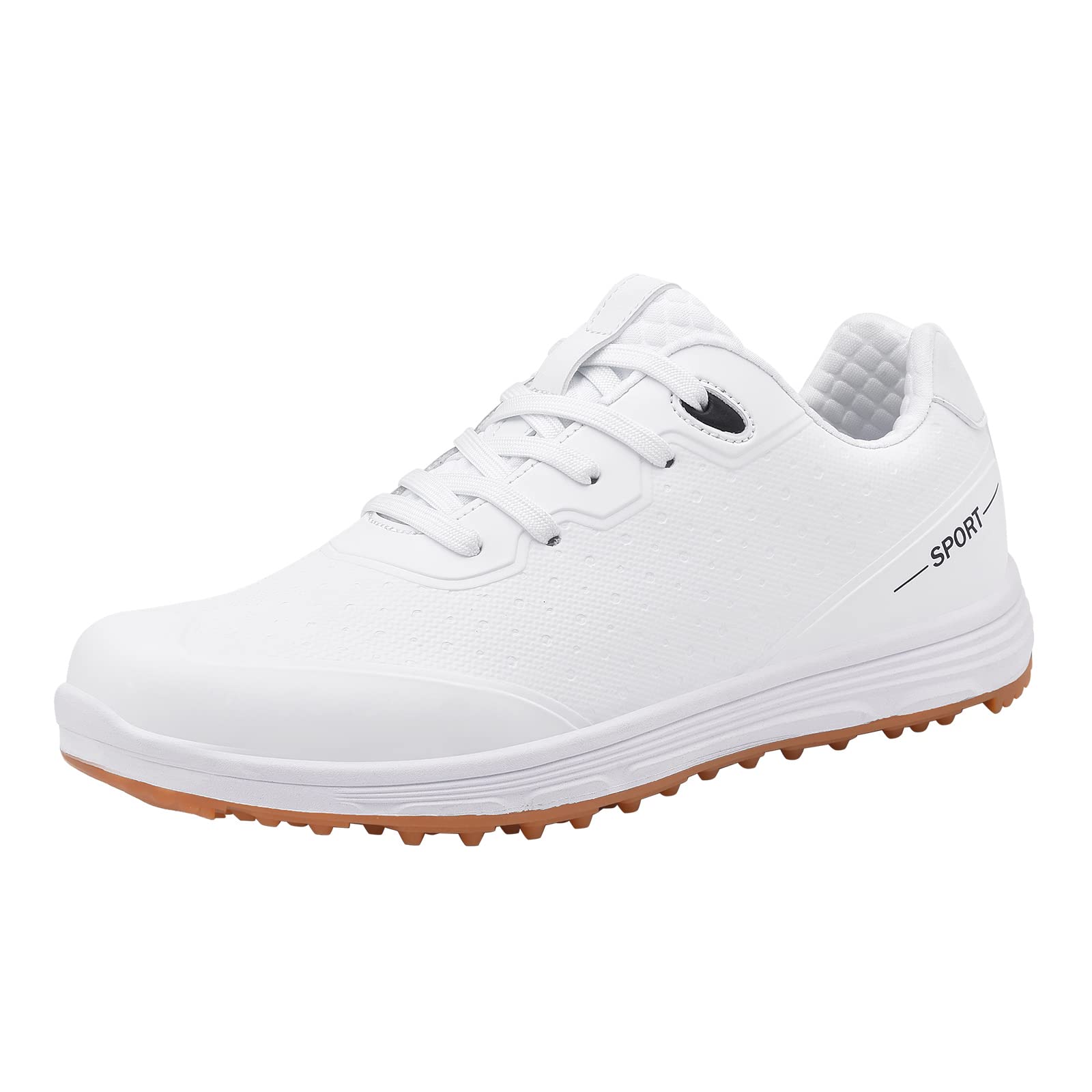 SDEQA Chaussures De Golf Femmes Traineurs Imperméables Extérieurs sans Pointes Grande Taille Anti-Skid Respirante