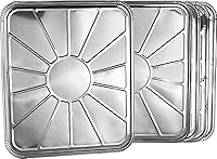 Nicole Fantini 18.5x15.5" Disposable Aluminum Foil Oven Liners (10 Pack) - Keep Oven Clean for Baking, Roasting, Grilling