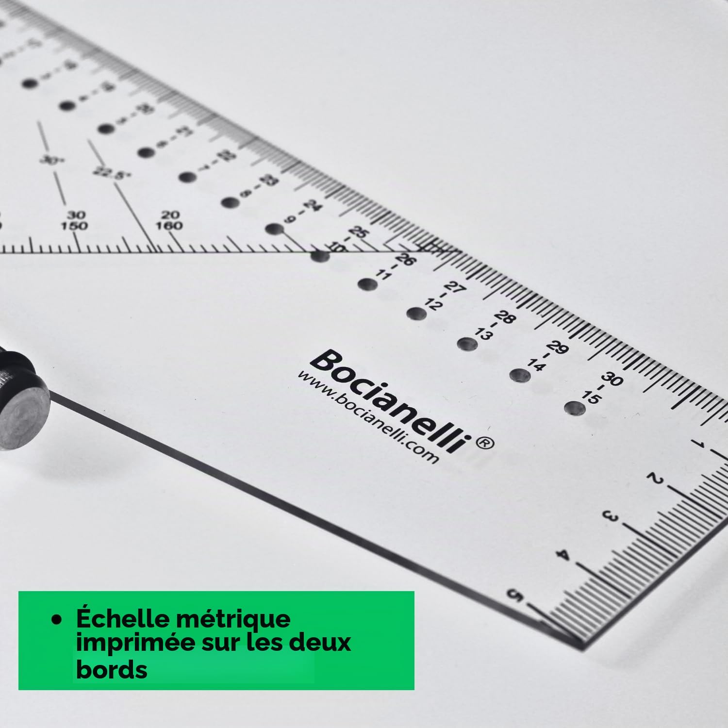 Règle Roulante 35 cm - Règle Parallèle Roulante - de Architecte Roulement Industriel Navigation Technique