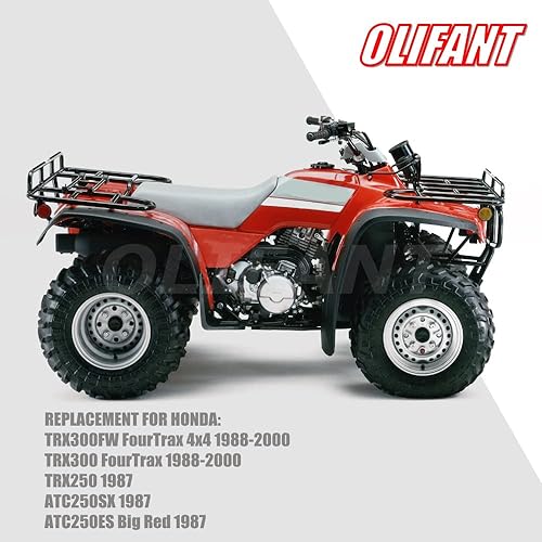 Miniatura 2 de Motor de arranque para Honda FourTrax 300 TRX300 TRX300FW ATV 1988-2000 TRX250 1987 ATC250 SX ATC 250 ES Big Red 246cc 31200-HC4-023 31200-HC4-033