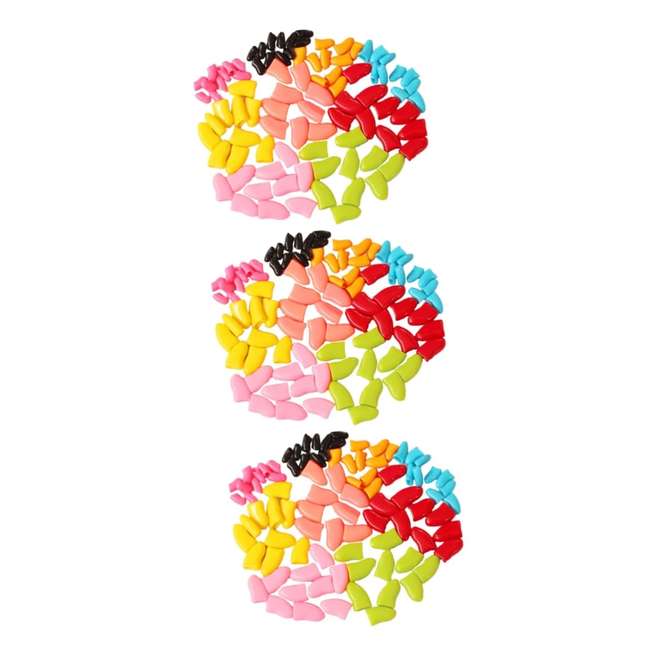 BESPORTBLE 420 Pcs Ensembles Couvre-Ongles pour Animaux De Compagnie - Cache-Griffes pour Orteils De Chat Protège-Griffes pour Animaux De Compagnie Capuchons De Griffes De Chat Capuchons De