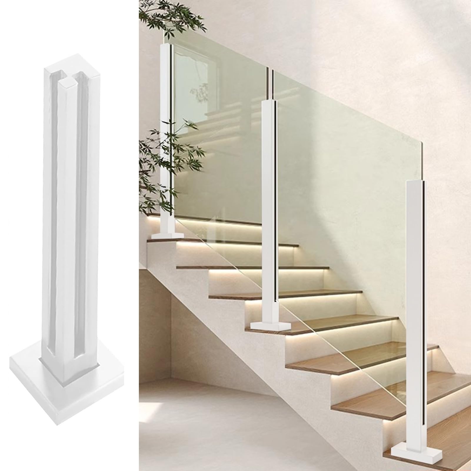 Balustre en métal d'escalier pour éliminer les rampes instables