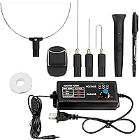 Vista 9 de Cortador de espuma, pluma de 10 cm para poliestireno extruido con luz de potencia, cortador eléctrico de espuma de 100-240V/15W, herramienta