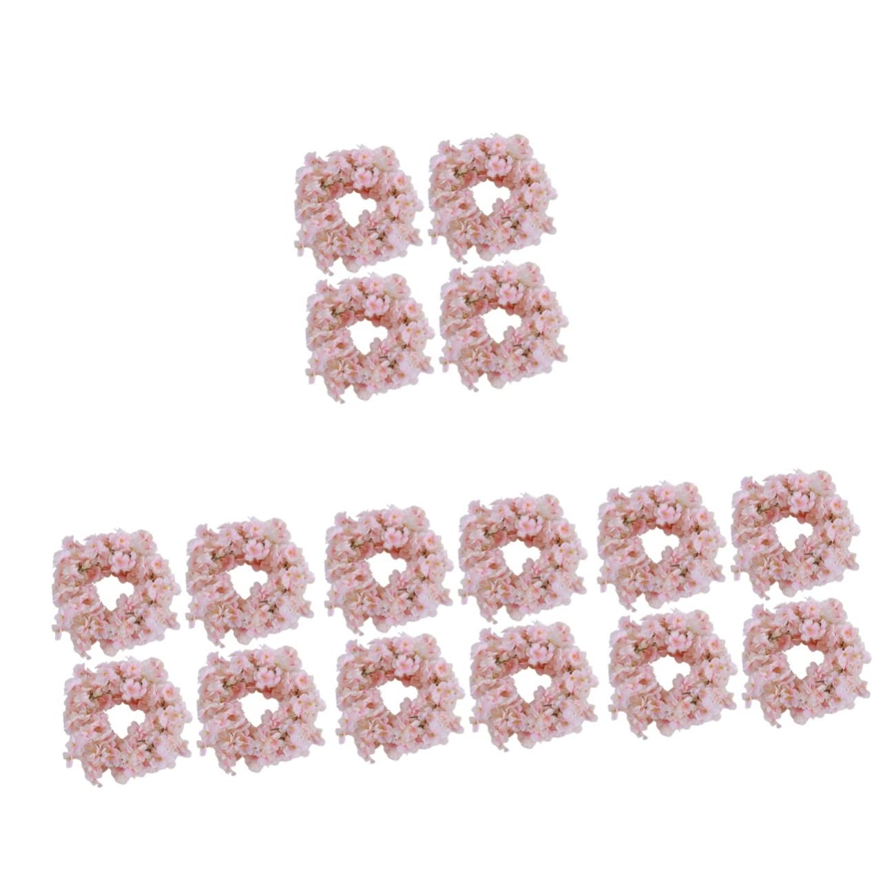 Artibetter 16 Pcs Artificial Cherry Blossom Wedding Flowers Wedding Decoration Arches for Weddings Vines Coronas Para Puertas De Entrada Flower Decorations Plastic Rattan String Wisteria