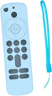 Brain Freezer Silicone TV Remote Cover Compatible with New Fire TV Stick 4k and HD Remote Cover 2025 Model (Sky Blue) Price In India