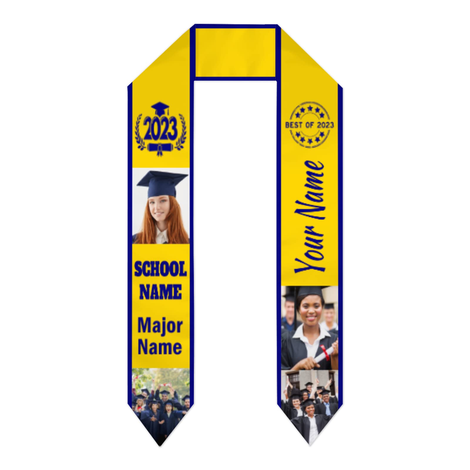 Custom Graduation Stole 2025 Graduation Sash Personalized Graduation Sash Class of 2025 Gifts for Graduation 2025