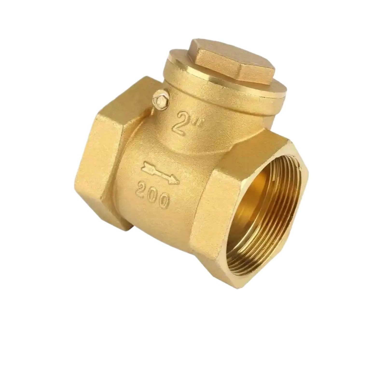 Dkgnyxnplj 4 Inch Brass Swing Type Check Valve Thread Valve Non Return Check Valve