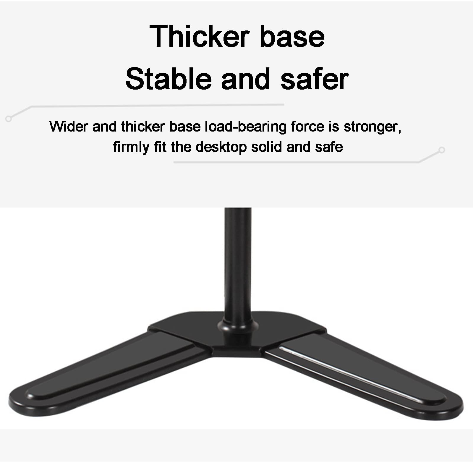 Supporto Doppio per TV da 13-32 Pollici, Rialzo Verticale Autoportante per Monitor, Supporta Due Schermi Fino A 8 Kg/17,6 Libbre
