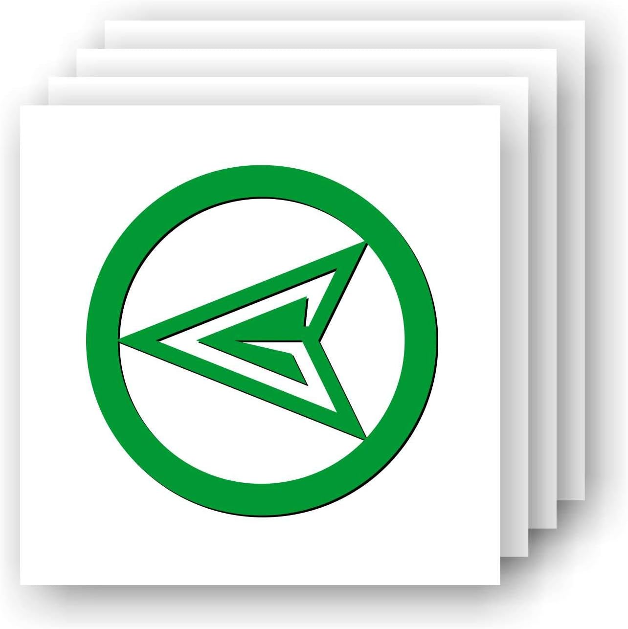 Green Arrow emblem, DC Comics SMALL Vinyl Decal