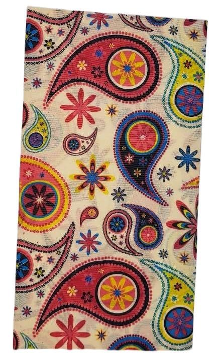 ware-direkt Multifunktionstuch Damen Herren Loop Schal Halstuch Schlauchschal (Paisley Flowers)