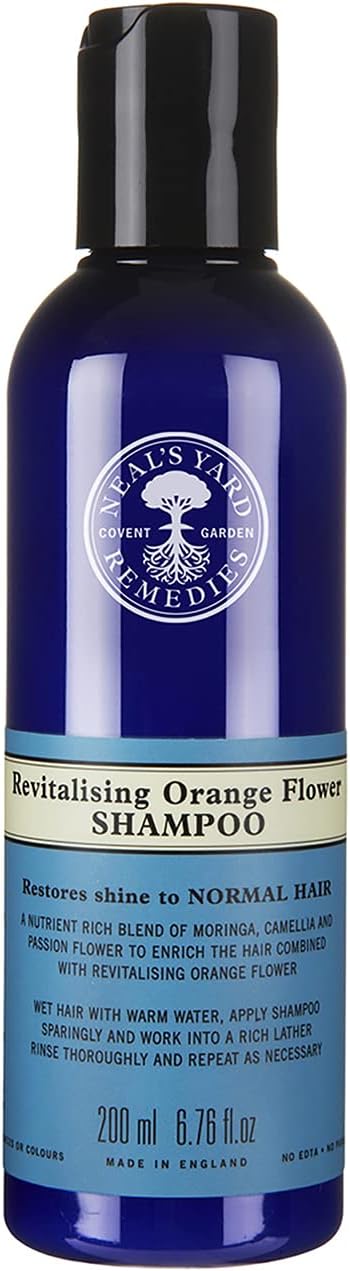 Revitalising Orange Flower Shampoo | Nutrient Rich for Natural Shine | 200 ml