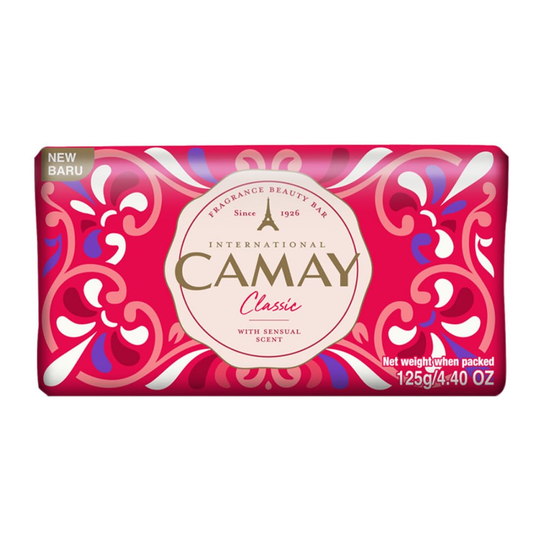 Camay Classic International Beauty Bath Bar | Beauty Bathing Soap|French Fragrance|For All Skin Types 125g|PO8