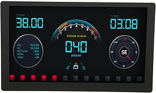 KUIDAMOS Tela sensível ao toque capacitiva, fina de 7 polegadas 1024 × 600 170 graus ângulo de visão QLED de 5 pontos para tela sensível ao toque capacitiva para casa inteligente com nova energia