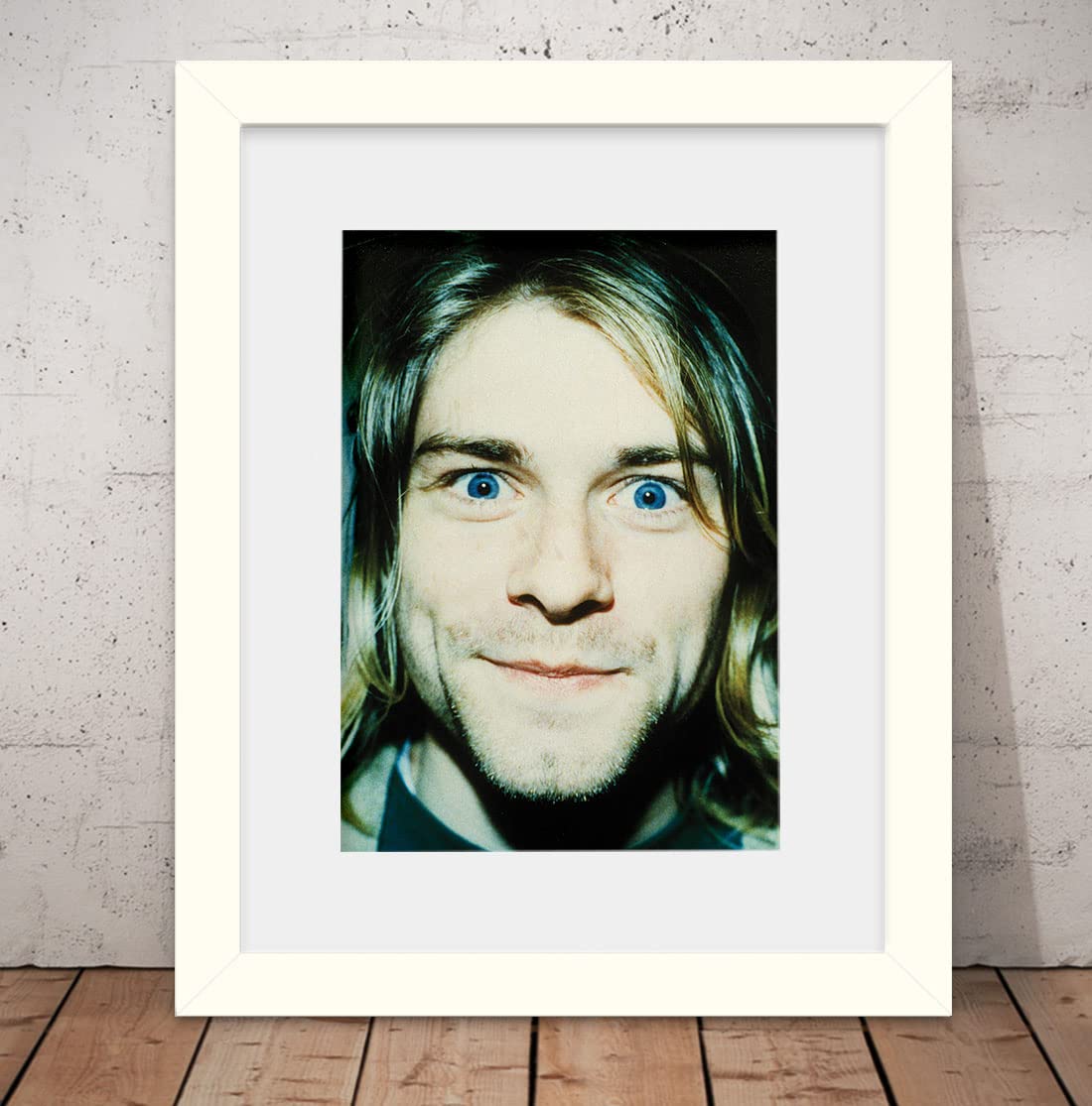 Quadro Kurt Cobain Nirvana 56x46cm Vidro + Paspatur B1798 | Amazon