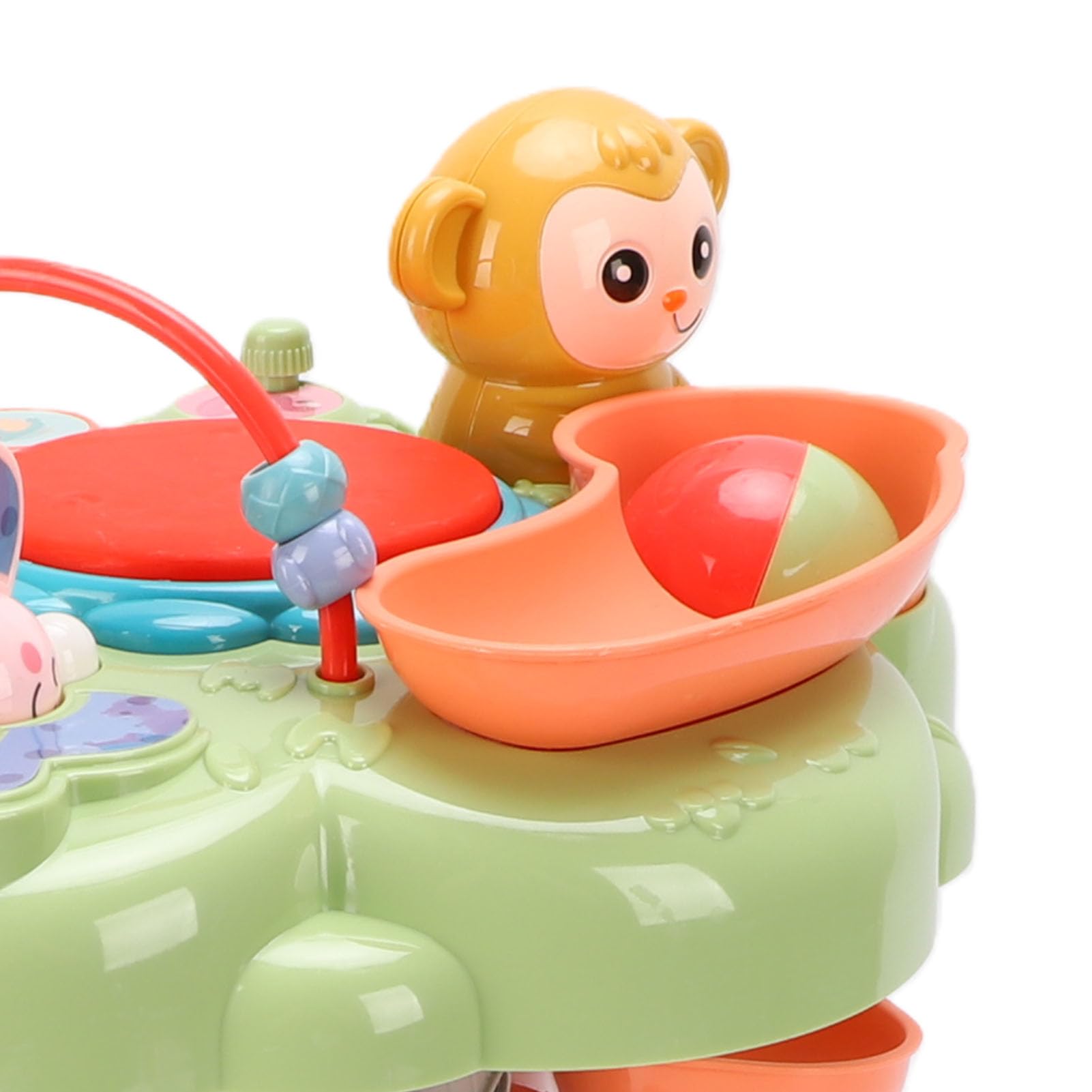 Bewinner Musikalisches Baumhaus für Kleinkinder, Pädagogisches Lernspielzeug mit Lichtgeräuschen, Handtrommel, Perlen, Zahnräder, Aktivitätsspielzeug für die Sensorische Entwicklung des Babys für und