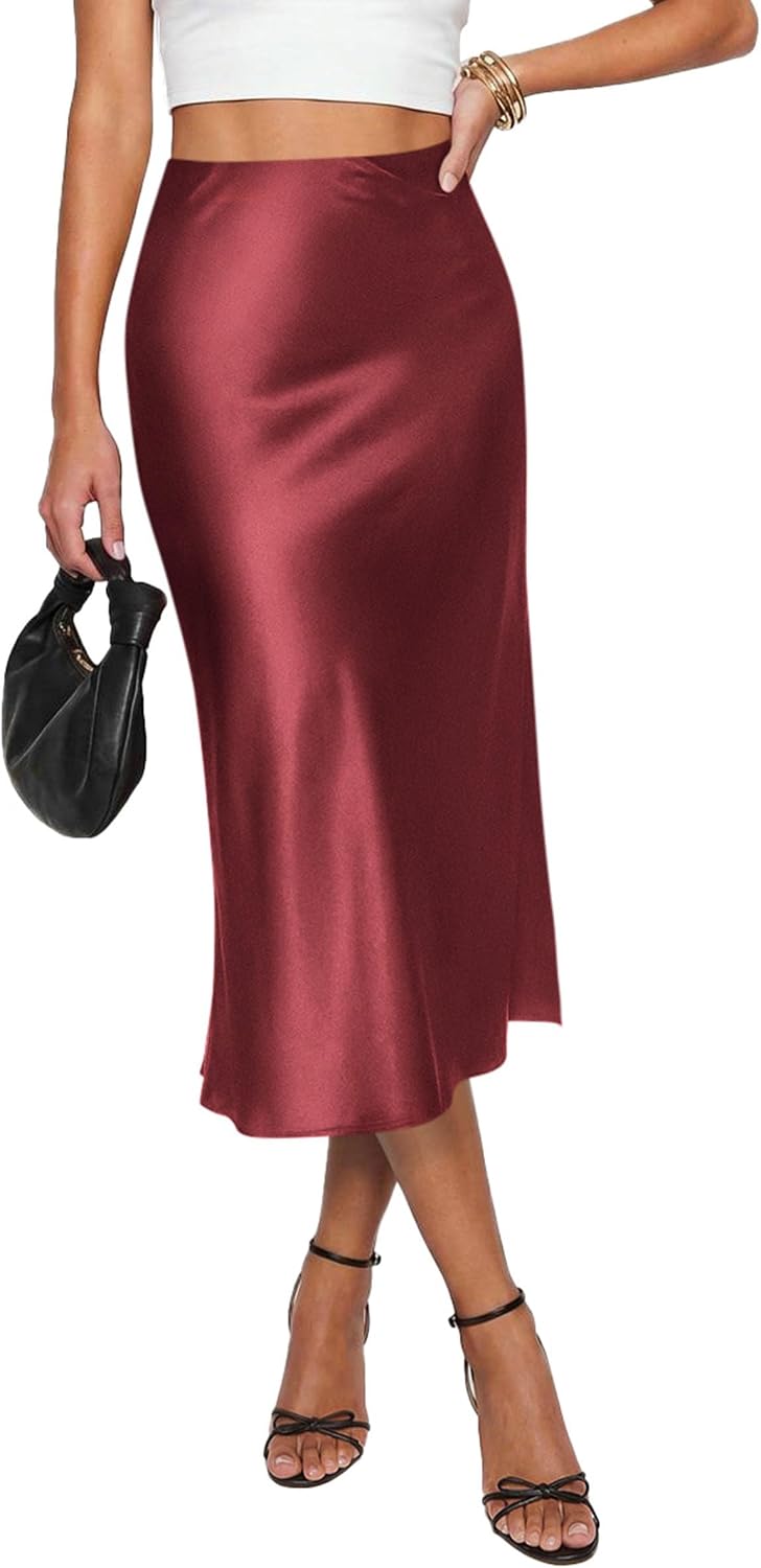 Satin Midi Dress