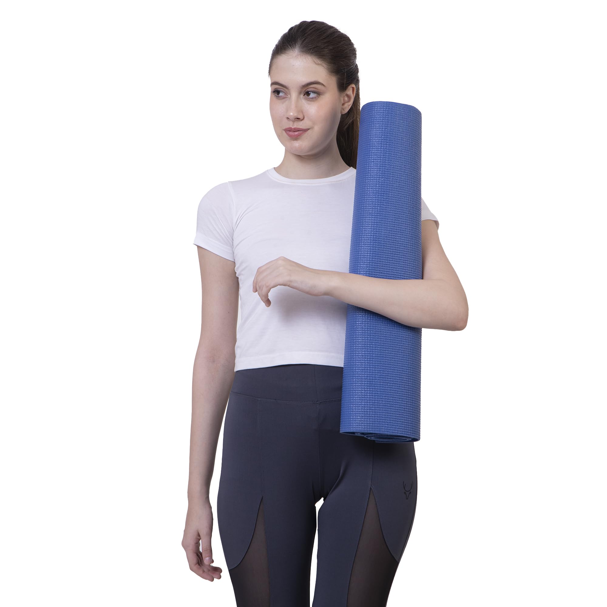 CROWN CULT EVA Yoga Mat, 6mm Thick, Non-Slip, Lightweight, Durable, Coral (STEEL BLUE) (B0D3PS9ZY9) Amazon Price History, Amazon Price Tracker