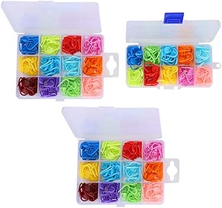 510pcs Knitting Stitch Counter Markers Crochet Color Counter Knitting Locking Stitch Mix Color Knitting Crochet Locking Stitch Markers