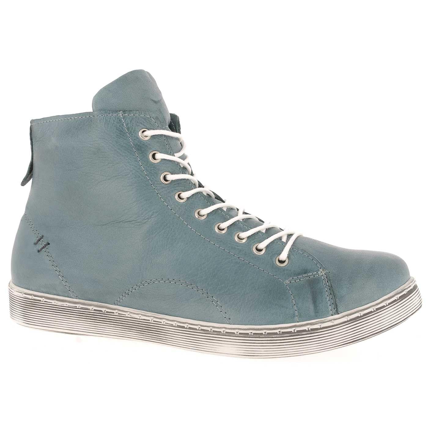 Andrea Conti Women's Lace-Up Trainers, Blue, 7 UK