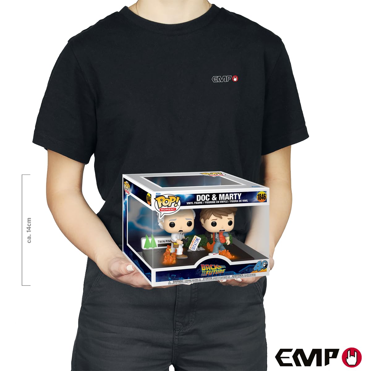 ファンコポップ:モーメント 「バック・トゥ・ザ・フューチャー　ドク ＆ マーティ Amazon.com: Funko Pop! Moment: Back to The Future - Doc