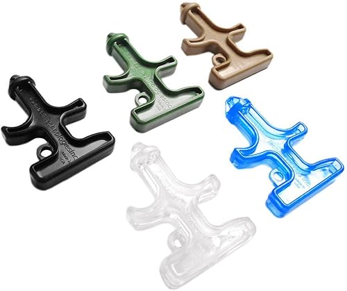 Paquete de 5 colores mezclados portátil de autodefensa Stinger Duron taladro de acero POM proteger herramienta de combate llavero al aire libre