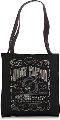 Dolly Parton Whiskey Label Tote Bag