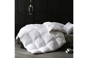 APSMILE Heavyweight Goose Feathers Down Comforter