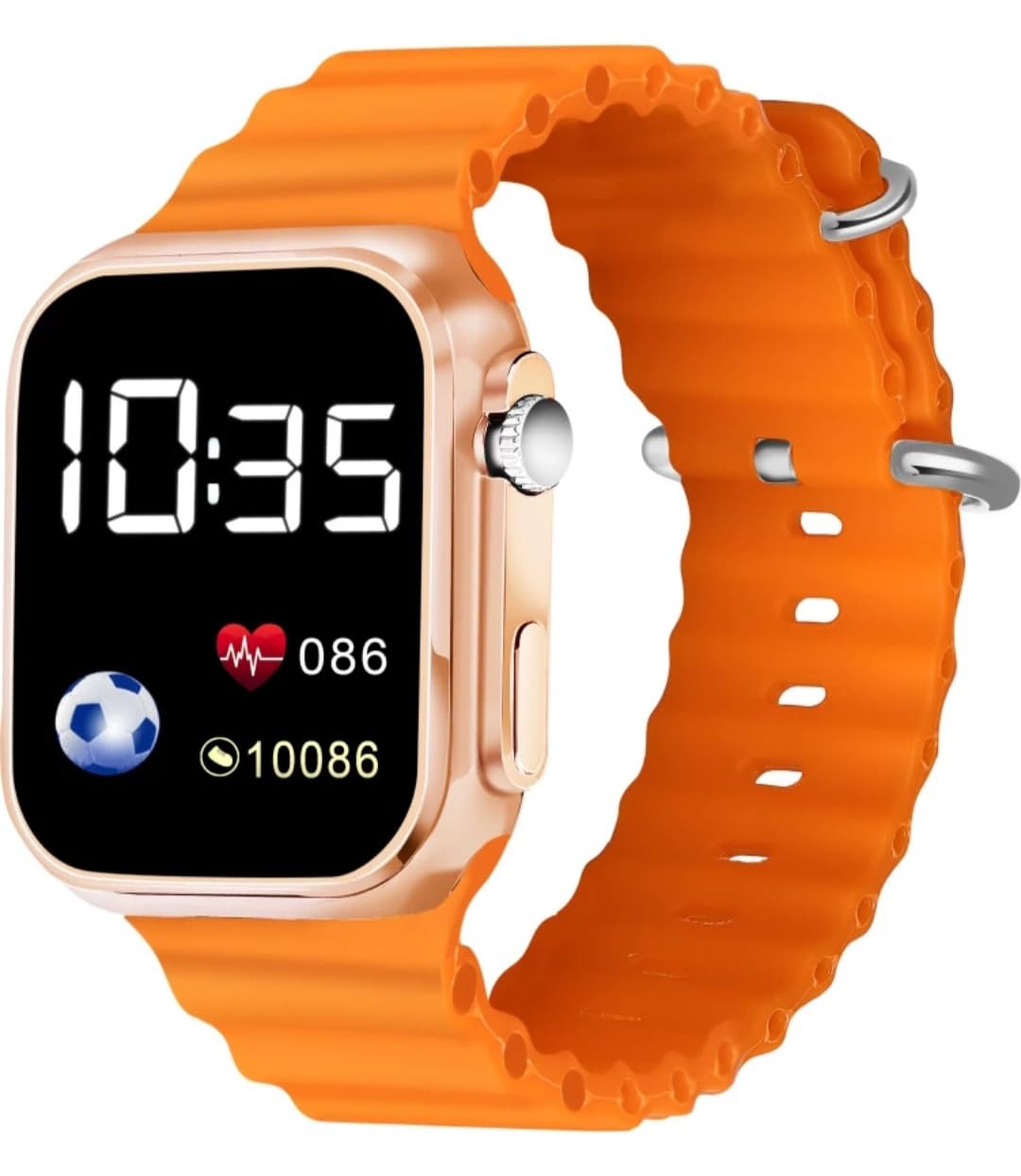 Ultra Look Multi Logo Led Waterproof Kids Watch for Boys & Girls Digital Watch - for Boys & Girls Smart Watch Return Gift for Christmas, Diwali, Birthday, Rakhi (Age 4-15 Years) (Orange) (B0D9FT37J3) Amazon Price History, Amazon Price Tracker