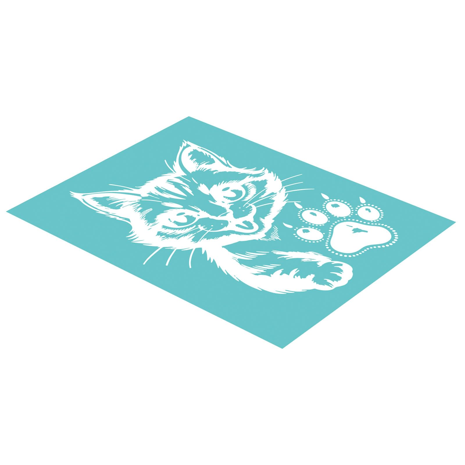 WAGHAVEN 8.66x11Inch Professional Silkscreen Print Stencil for Clay Fabric Jewelry Polyester Screen Printing