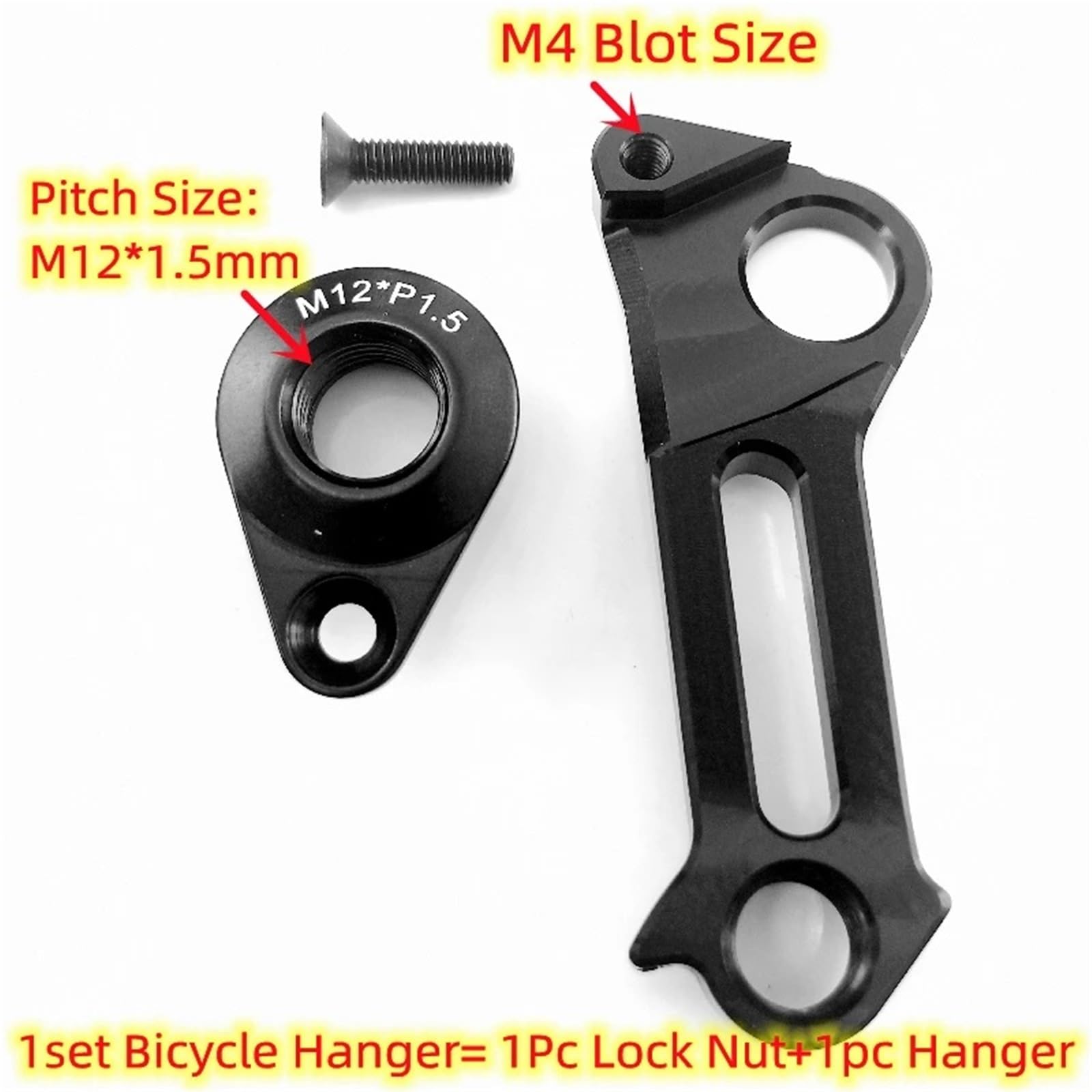 Patte de dérailleur for vélo Obed Quintana Roo Ribble Ridley Sava Storck Tifosi Ventum Vitus, Cadre en Carbone, 1 pièce