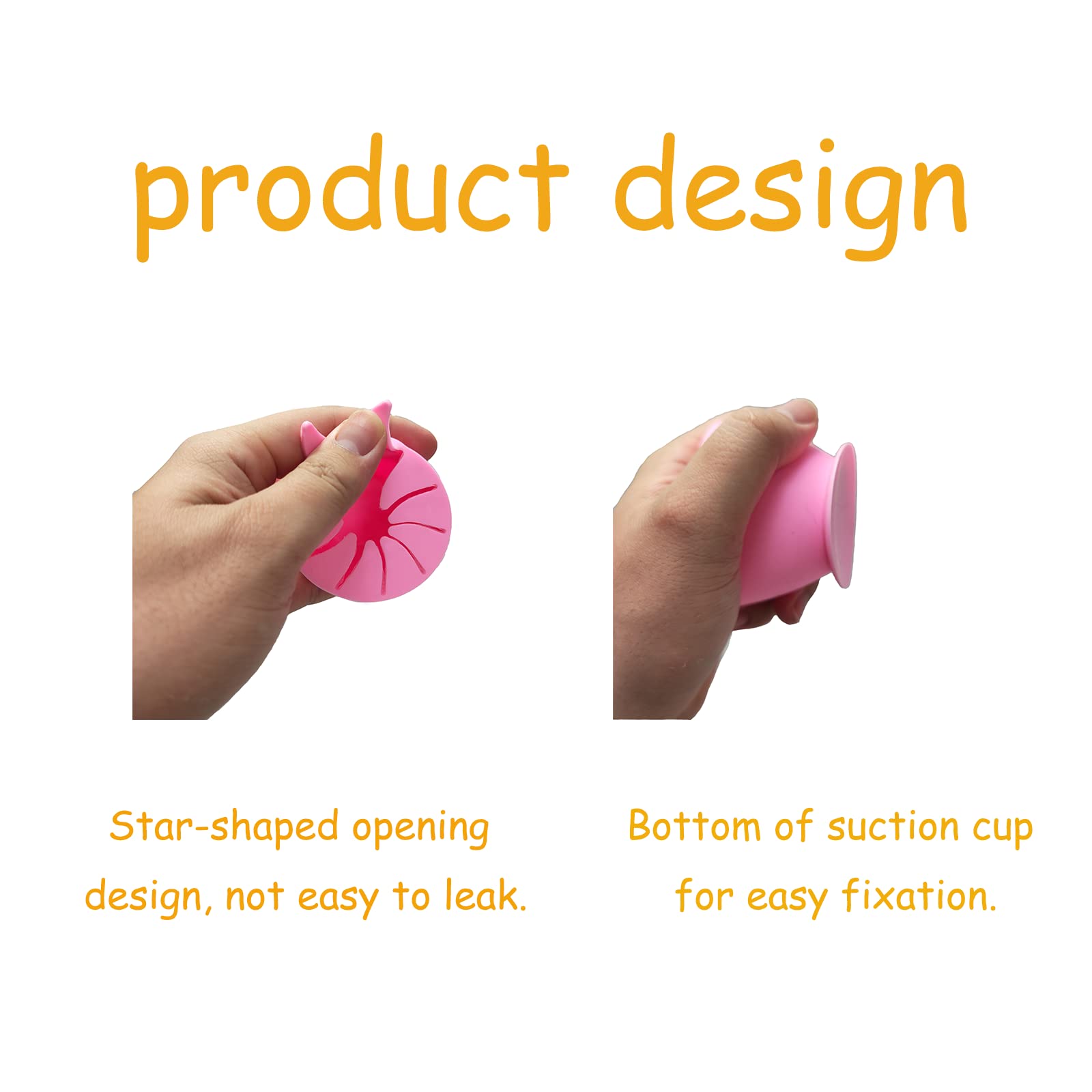 Raccoglitore Rifiuti Vinile - Accessorio Fai Da Te Per Silhouette E HTV - Design A Petalo Con Ventosa - Rosa - Foto 6