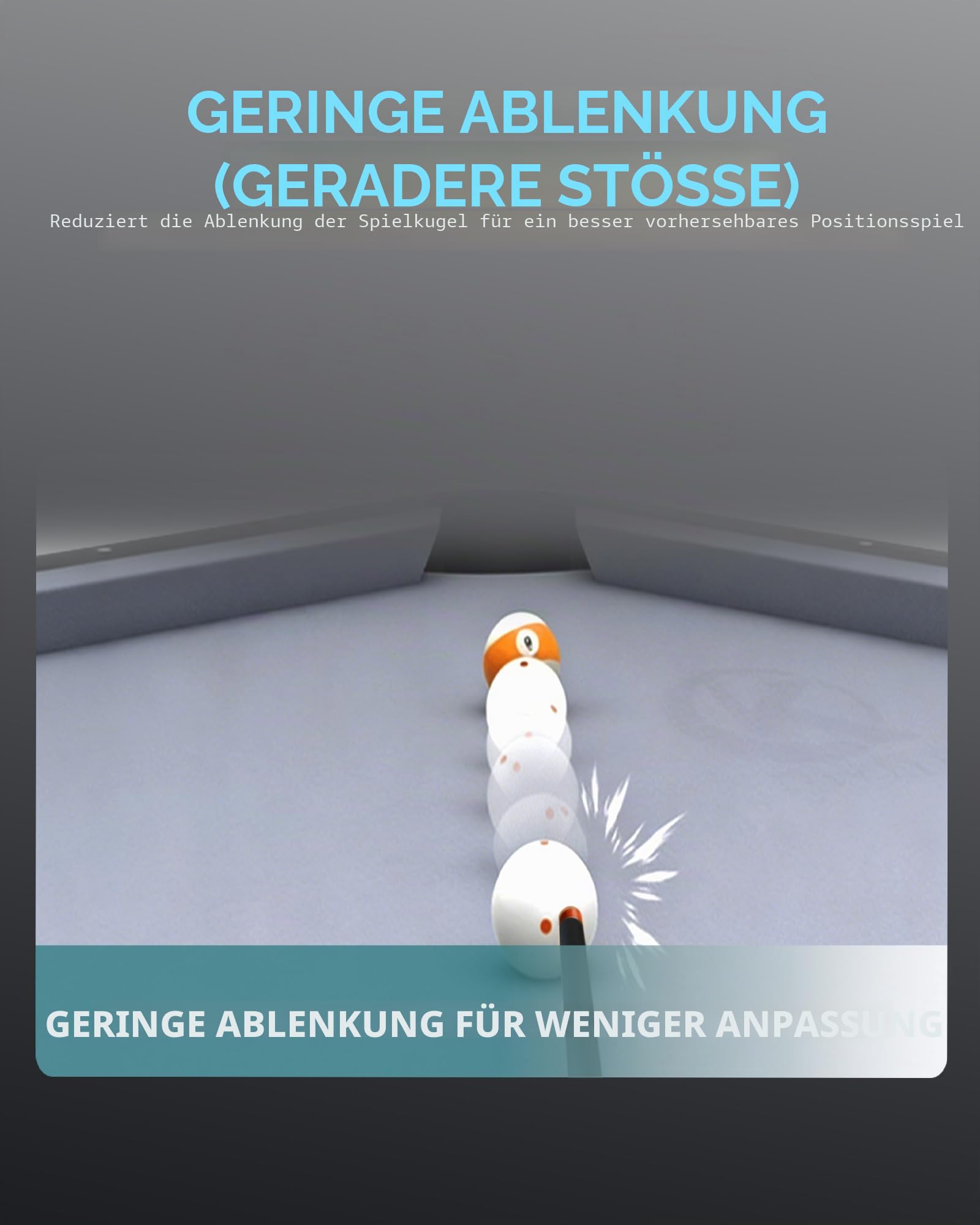 KONLLEN Billardqueue aus Carbonfaser, 147cm, professionelles Billardqueue für Erwachsene, Vollcarbon-Technologie, geringe Ablenkung, 12.5 mm Spitze (leicht zu kontrollieren, Pro Taper, ultraweich)