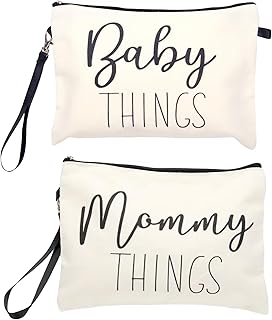 Mommy and Baby Bag - New Mom Gifts New Mommy Essentials, Postpartum Gifts for Mom Gifts for New Moms, New Mom Accessories Gifts New Mom, New Mommy Gifts Travel Gifts for Mom,New Mother Gift 2Pcs