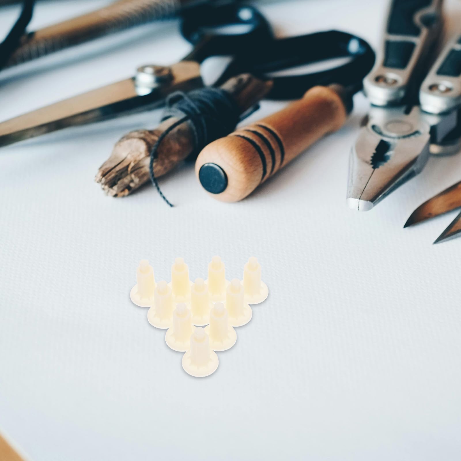 GARVALON Kit 10 Pezzi Piedini Ricambio per Bilancia Elettronica, Supporto Vassoio Stabile e Durevole, Accessori per Gambe Bilancia Installazione Semplice, per Uso Industriale e Scientifico