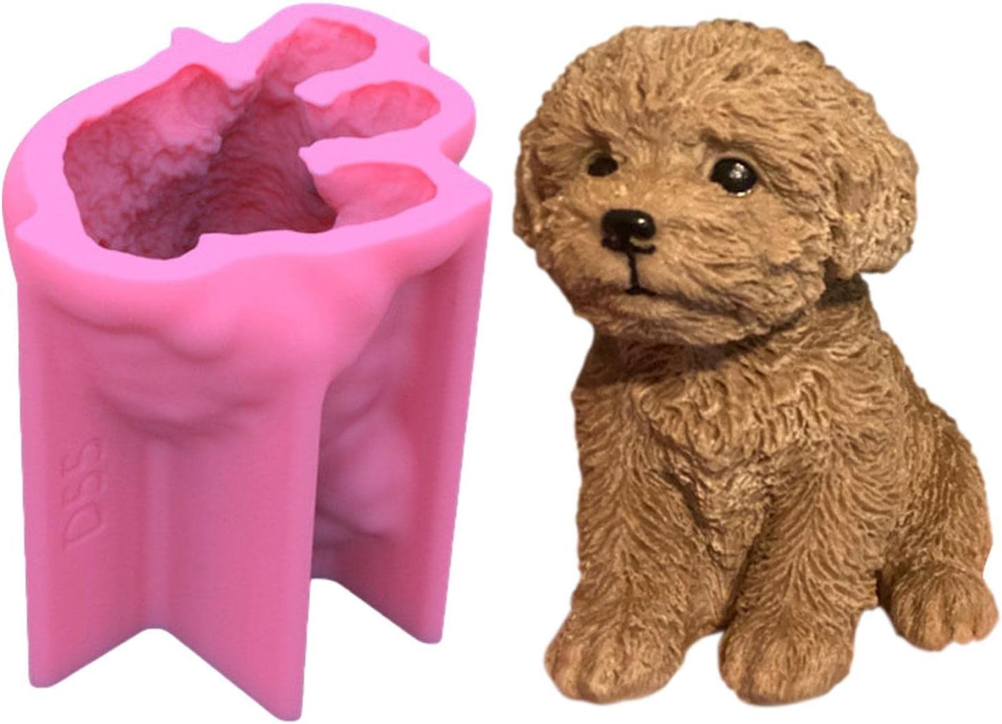 Dog Silicone Candle Mold, Silicone Mold for Candles Making