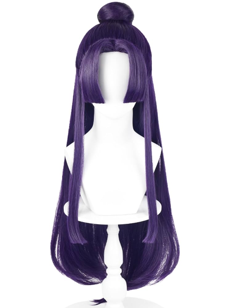 ʚmeɞ Amazon.com: Half and Half Jinshi Cosplay Wig Long Straight