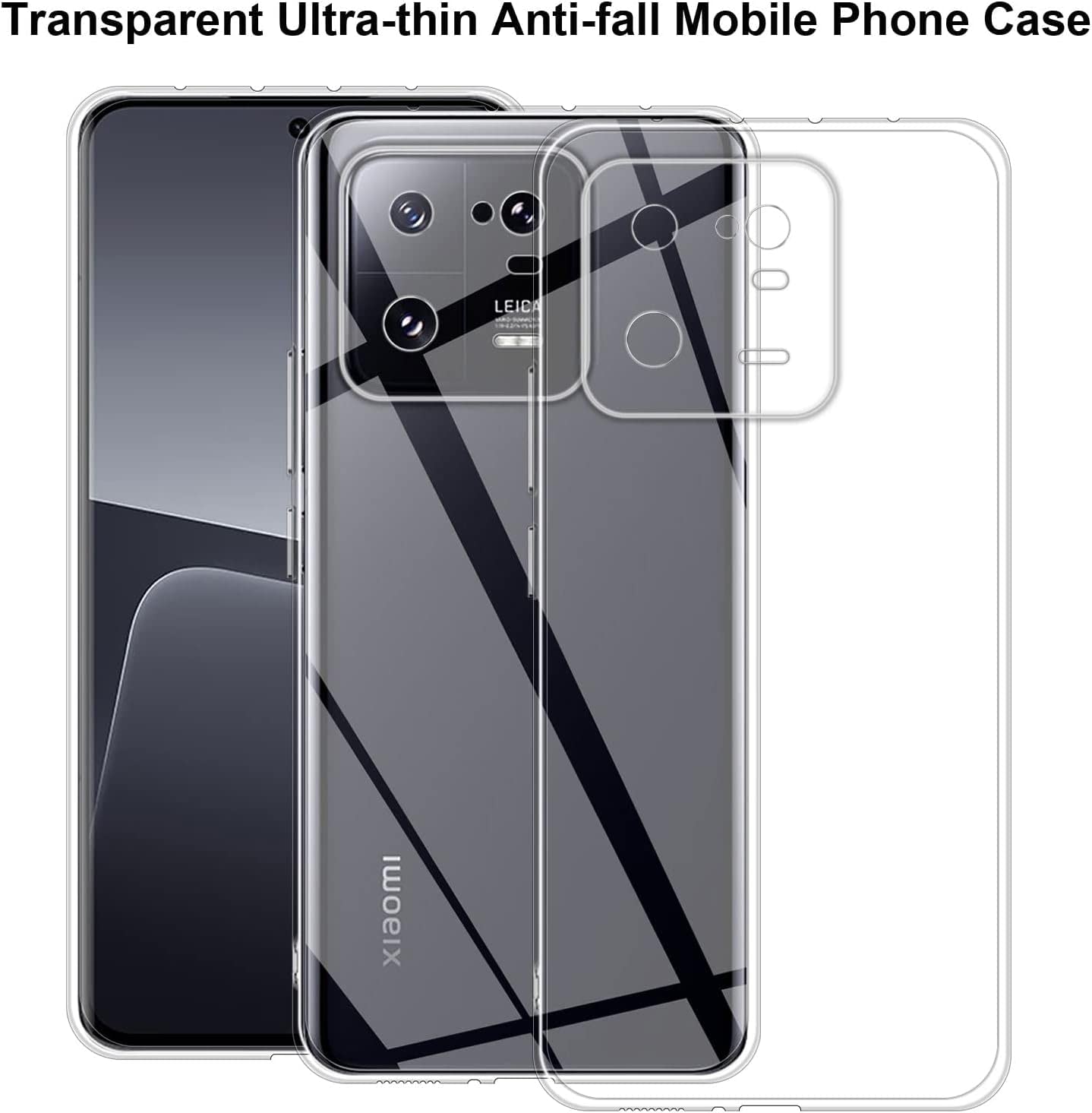 Captor Cover Trasparente Anti-Ingiallimento Per Xiaomi Redmi Note 13 Pro Plus 5G: Custodia Sottile In TPU Morbido Con Protezione Fotocamera E Angoli Rinforzati - 2