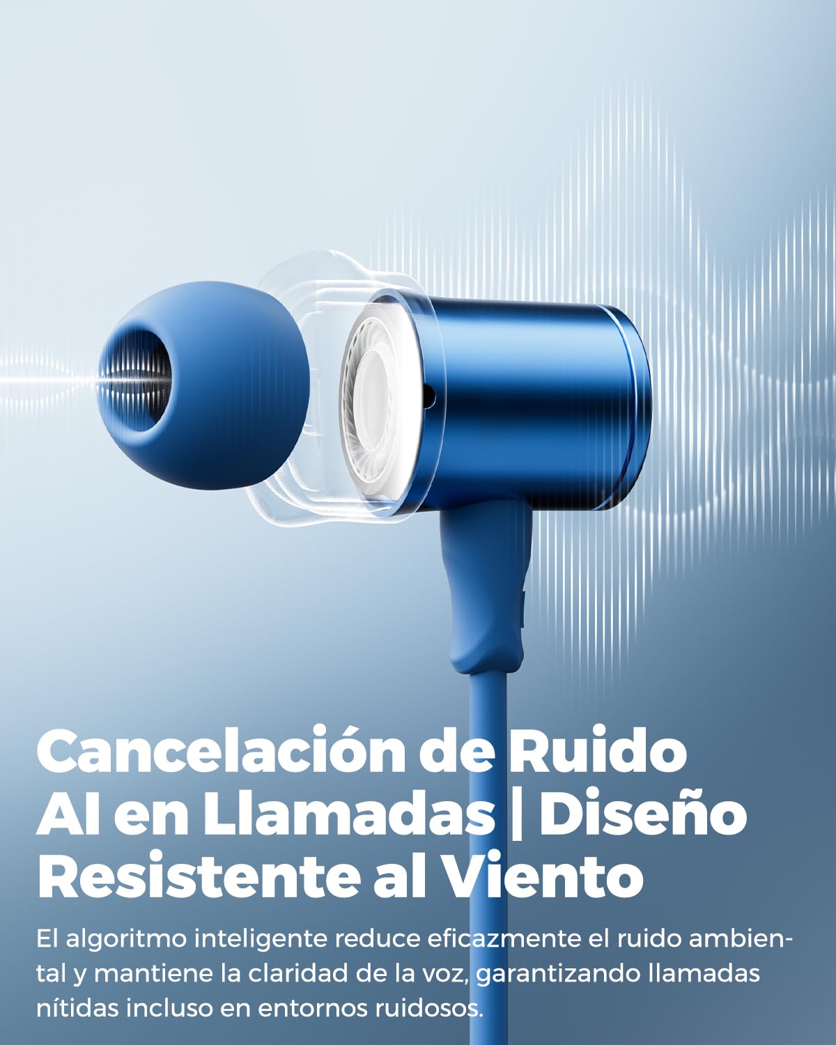 SoundPEATS Q40HD Auriculares Inalámbricos Deportivos con LDAC Hi-Res, 20H de Batería, IP67 Impermeables, Cancelación de Ruido AI, Sonido Envolvente 360°, Bluetooth Neckband con Mic y Control de Cable