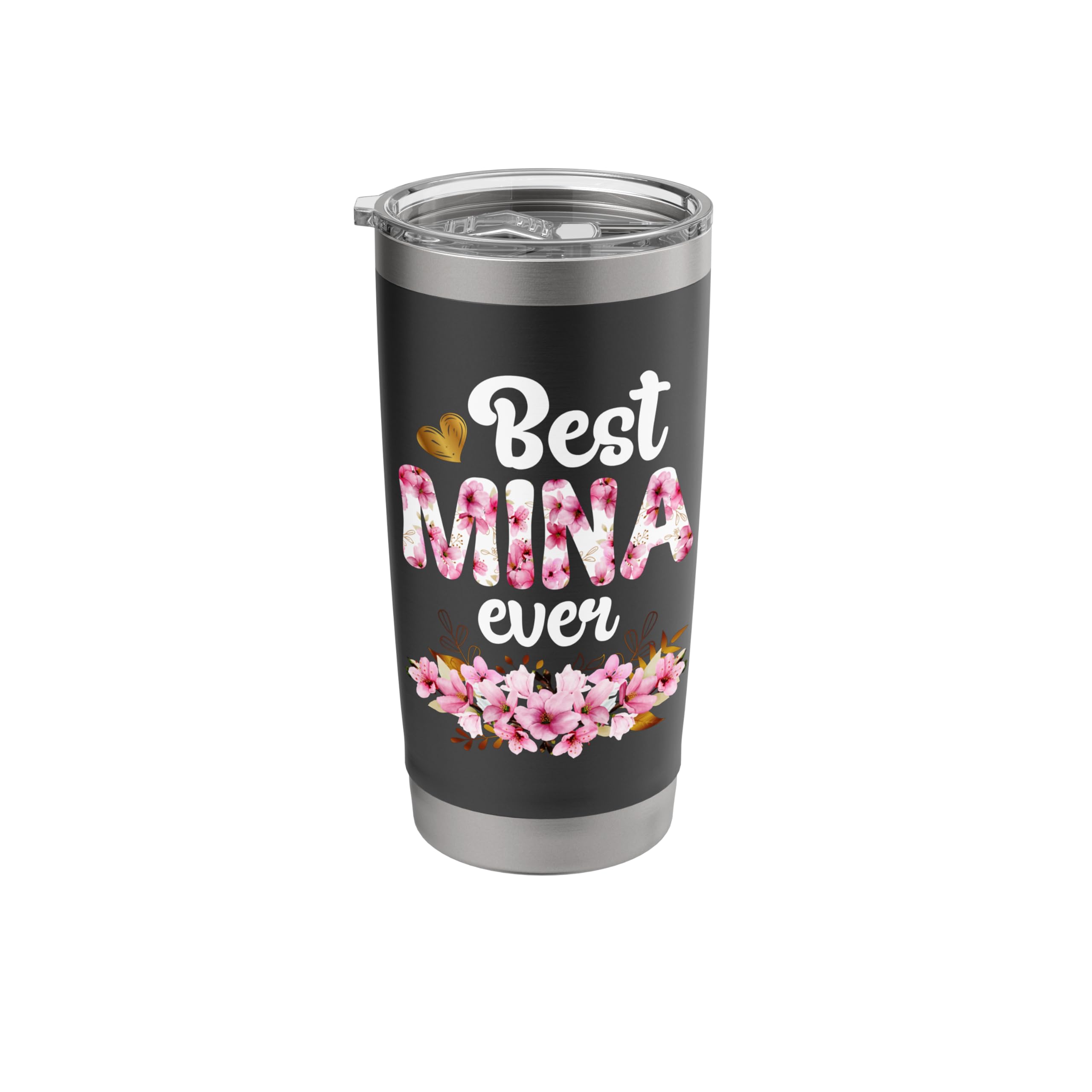 Best Mina Ever Gifts For Mother's Day Floral Flower Women Stainless Steel Insulated Tumbler