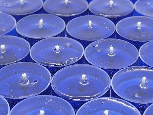 Miniatura 5 de Dark Blue 24 Pack Unscented Up to 8 Hour Mineral Oil Based Tea Light Candles for Home and Special Events by The Gel Candle Company™