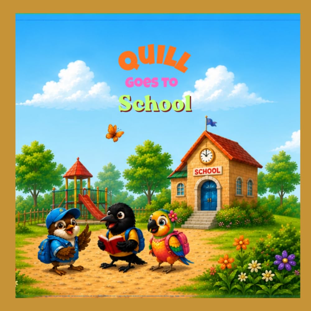 Quill Goes To School: A story about bravery and friendship