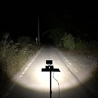 Vista 3 de Lightronic Luz de trabajo LED rectangular todoterreno de 4 x 6 pulgadas, súper brillante de 6000 K blanco frío, haz de inundación para camiones