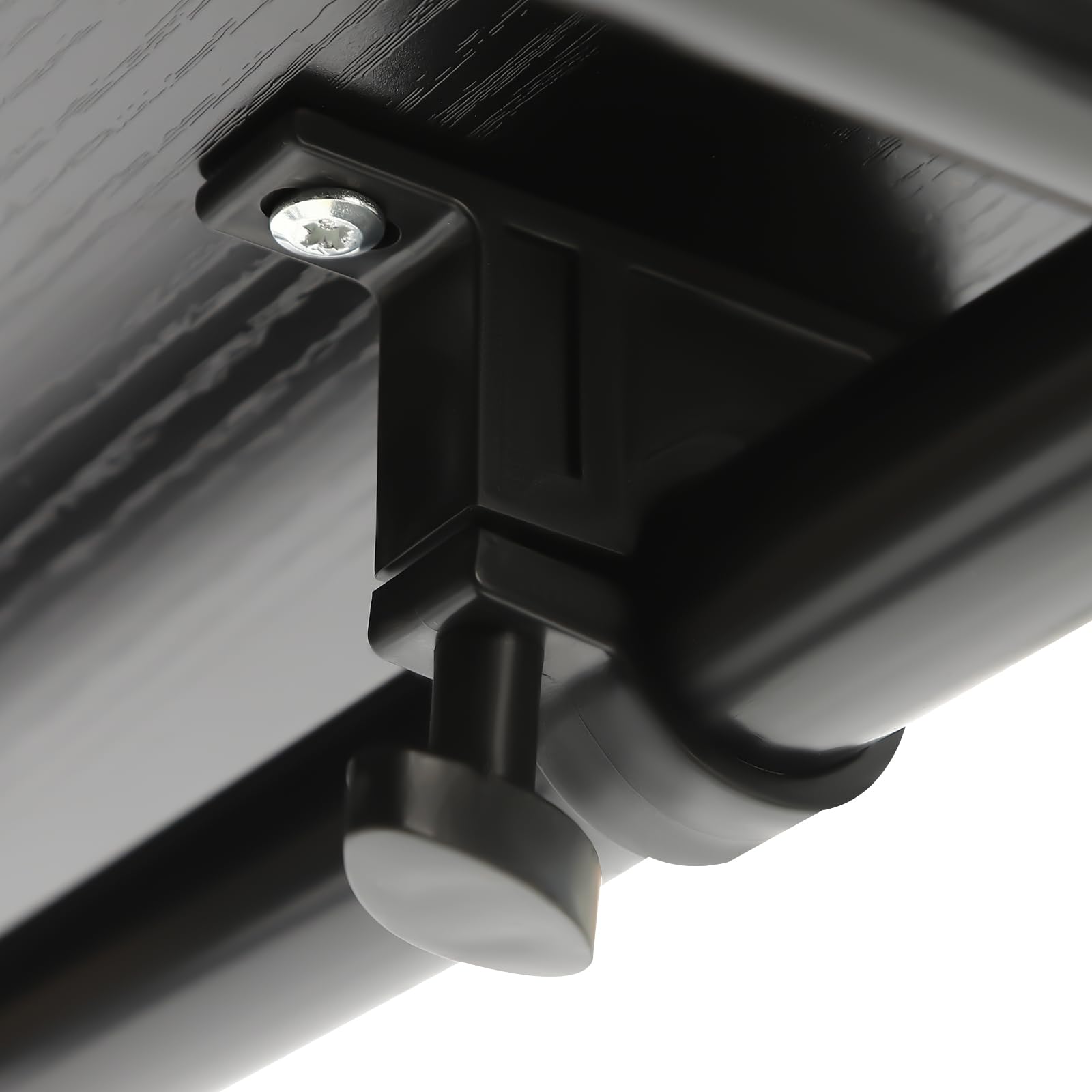 Standing Desk Home Office Computer Table Mobile Stand Up Desk with Wheel Brake Data Line Clamp Portable Laptop — view 6