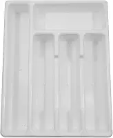 Porta Talher Plástico Grande Facilita Branco